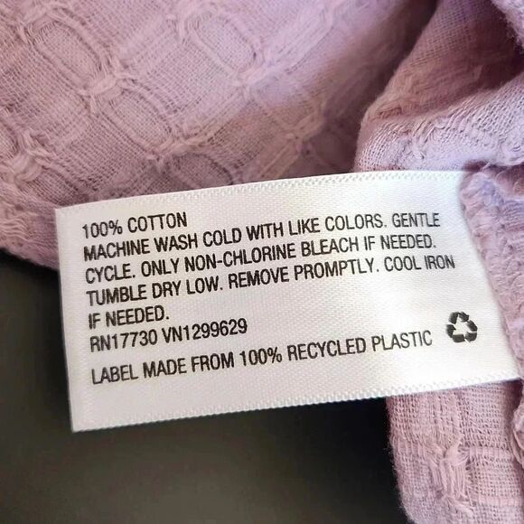 Knox Rose ladies lilac textured blouse size xs - Picture 6 of 7